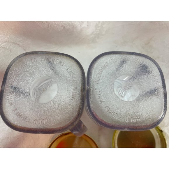 Osterizer Liquifier-Blender Containers w Covers 8 oz size Vintage - Picture 7 of 7